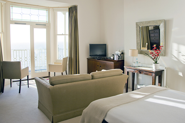 Beautiful Accommodation With Sea Views at The Hambrough Hotel Ventnor Isle of Wight