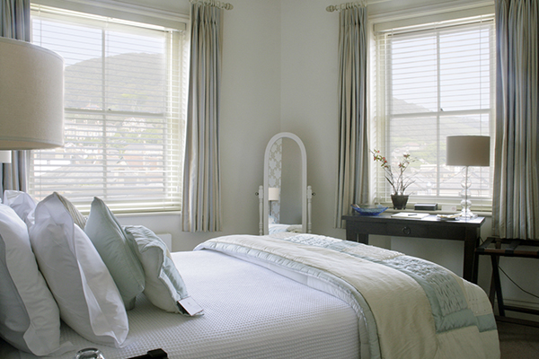 Comfy double bedroom at The Hambrough Hotel Ventnor Isle of Wight